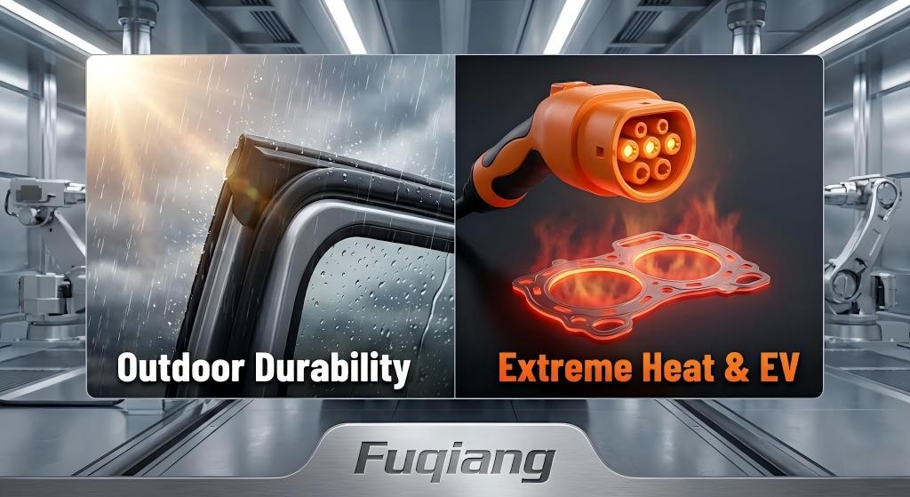 EPDM vs. Silicone፡ ለአውቶሞቲቭ ክፍሎች ትክክለኛውን የአየር ሁኔታ መቋቋም የሚችል ቁሳቁስ እንዴት መምረጥ ይቻላል?