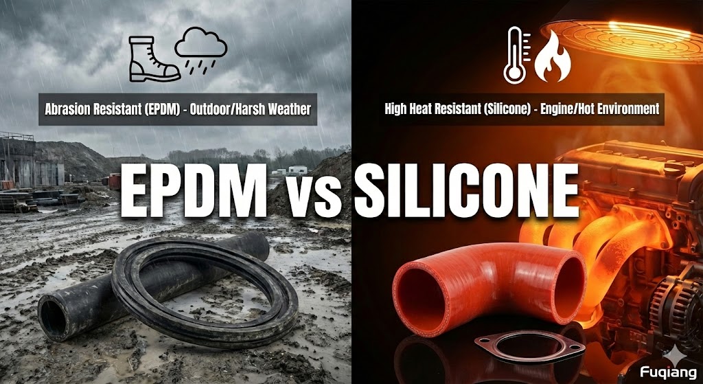 השווה EPDM לעומת גומי סיליקון להגנה על רתמת החוטים